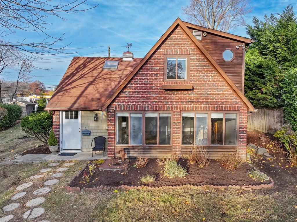 View of rear view of property