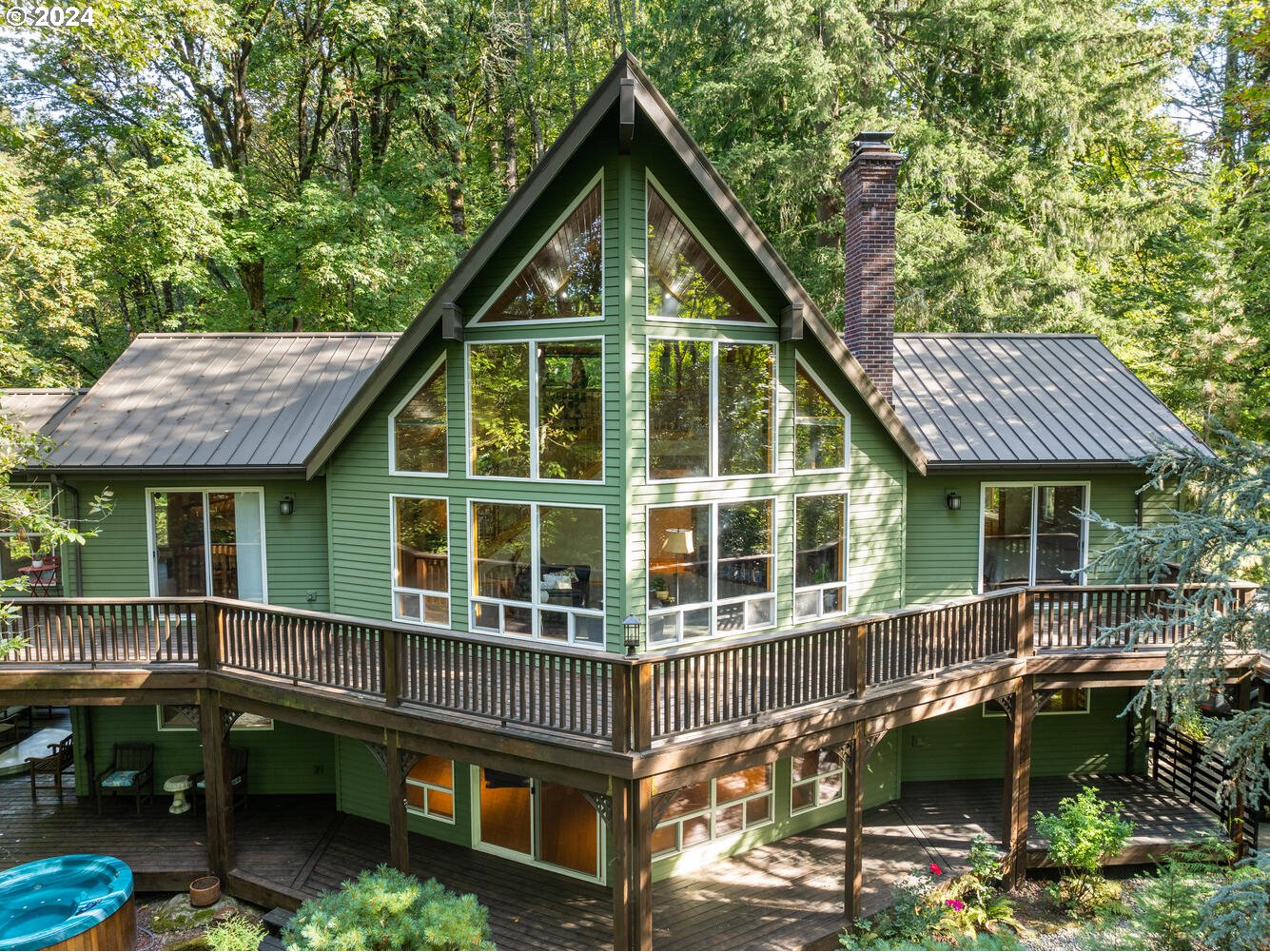 a front view of a house with a porch