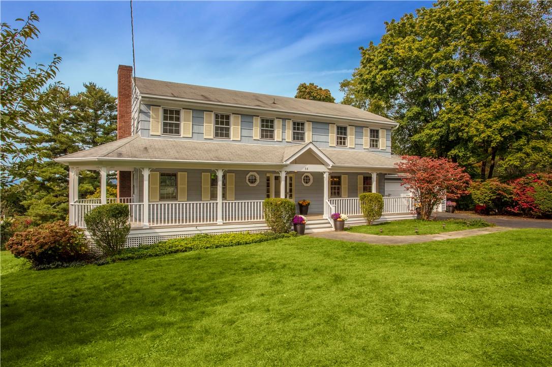 welcoming rocking chair porch