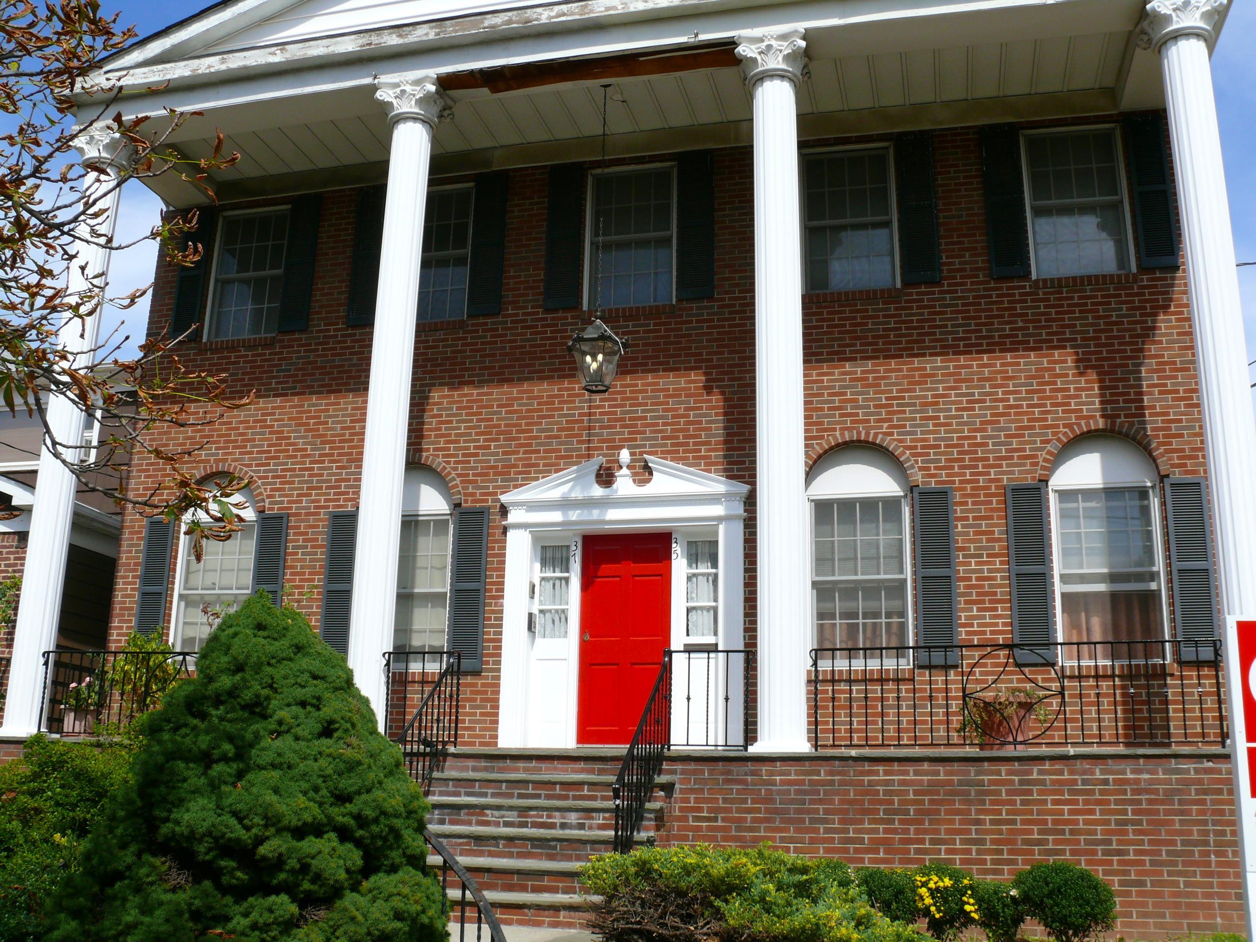 front view of of houses