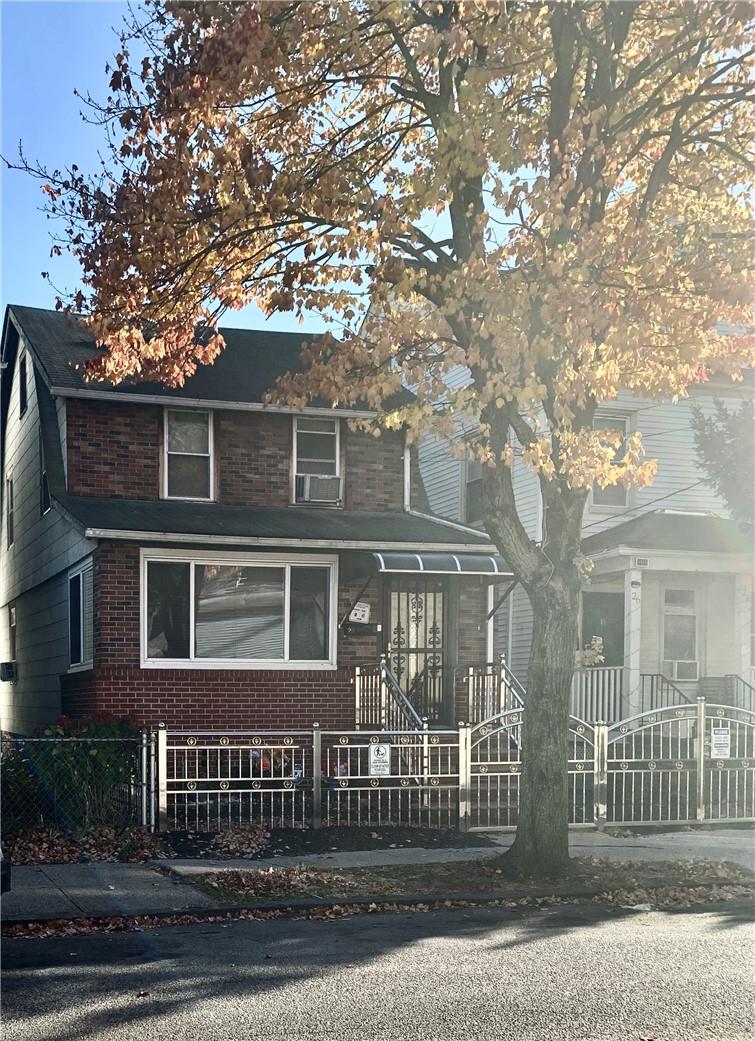 View of front of property with a porch