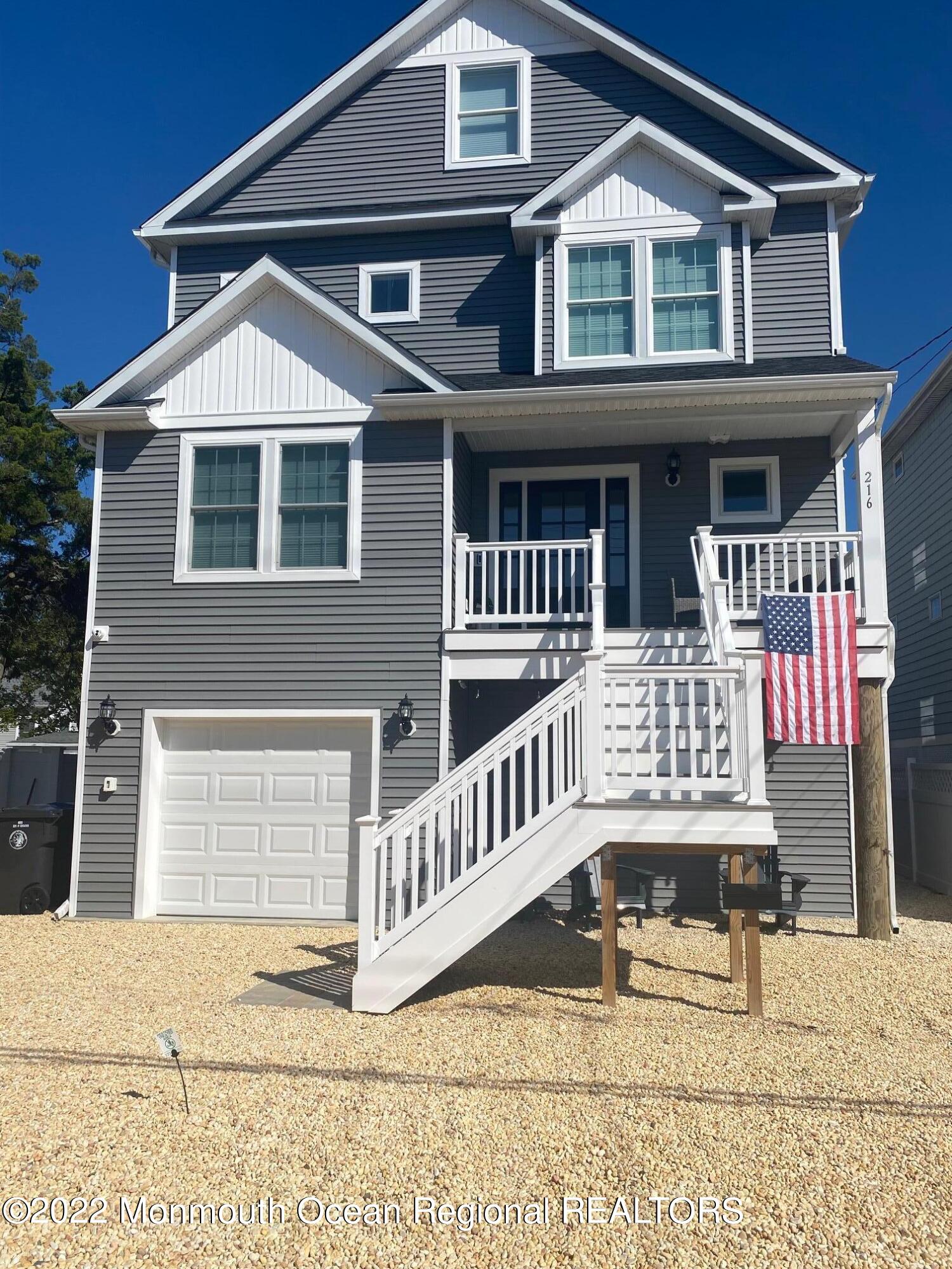 a front view of a house with balcony