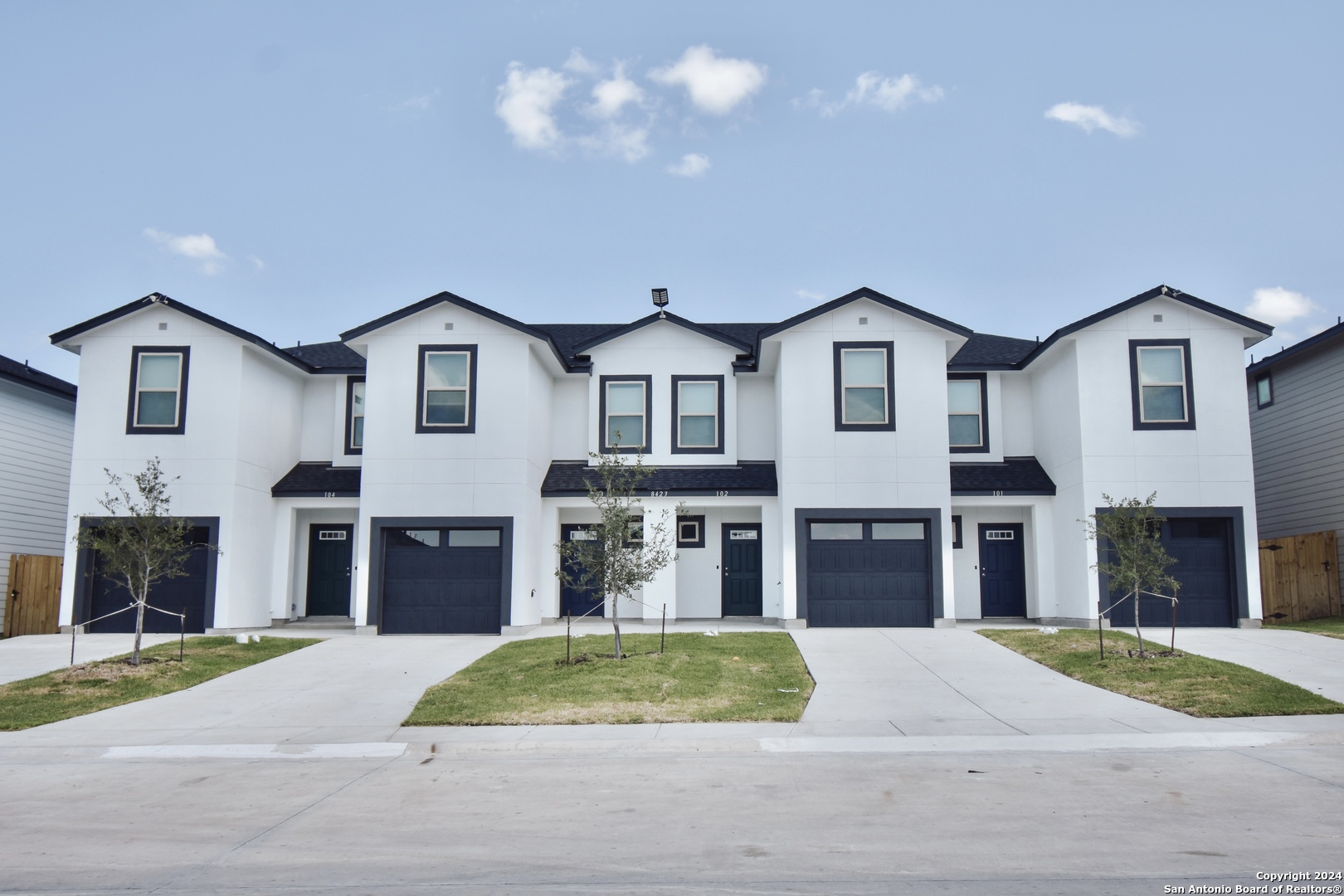 a house view with a outdoor space