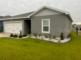 a front view of house with yard