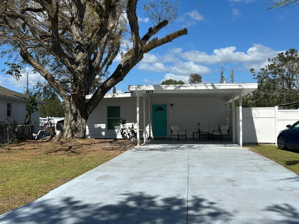 a view of a bike garage