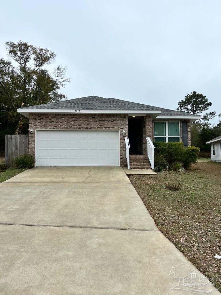 a front view of house with yard