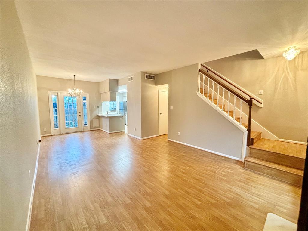 Welcome to this bright and cheery townhome in West Houston.  First floor has a nice open layout and a fresh coat of paint for your enjoyment.