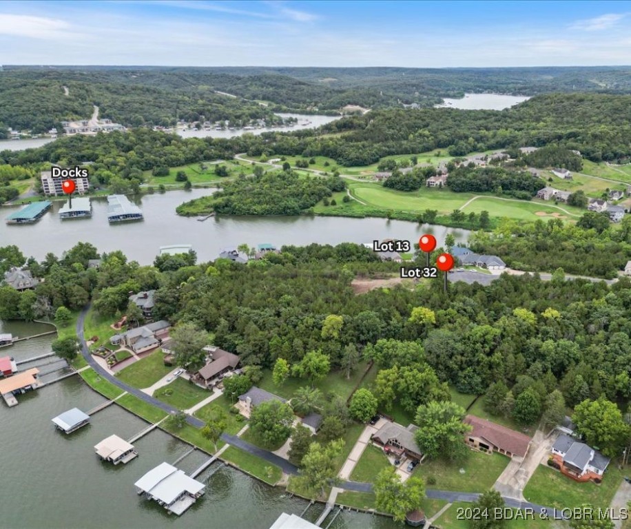 Aerial view of Lots and Dock in Old Kinderhook