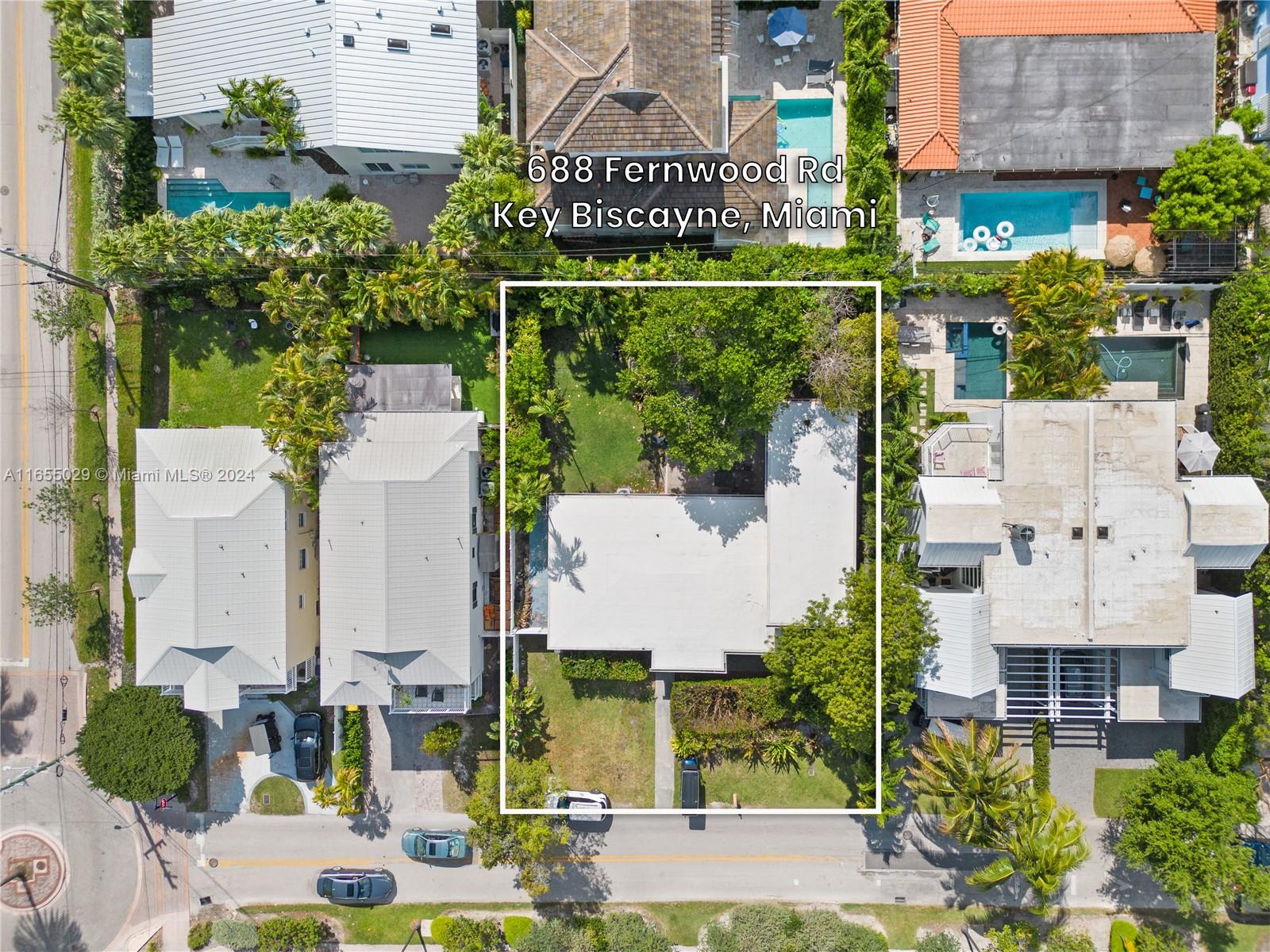 a aerial view of multiple house