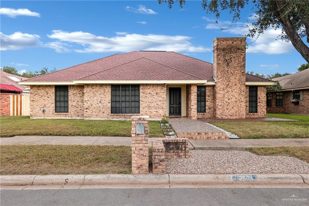 front view of house with a yard