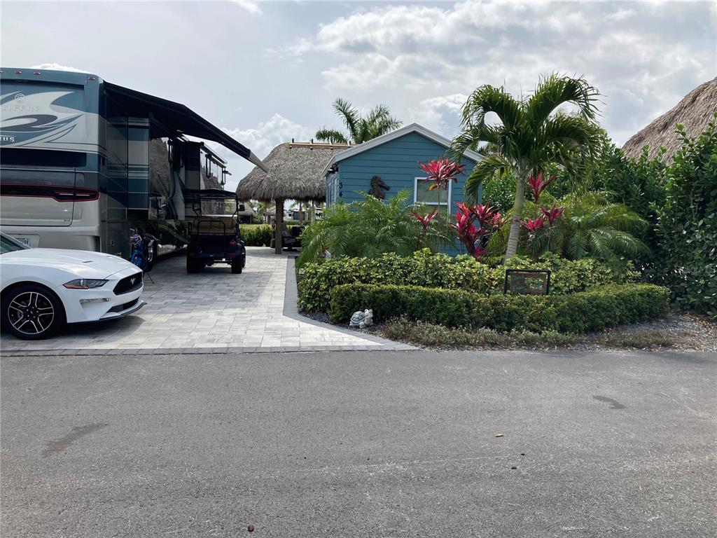 a car parked in front of house