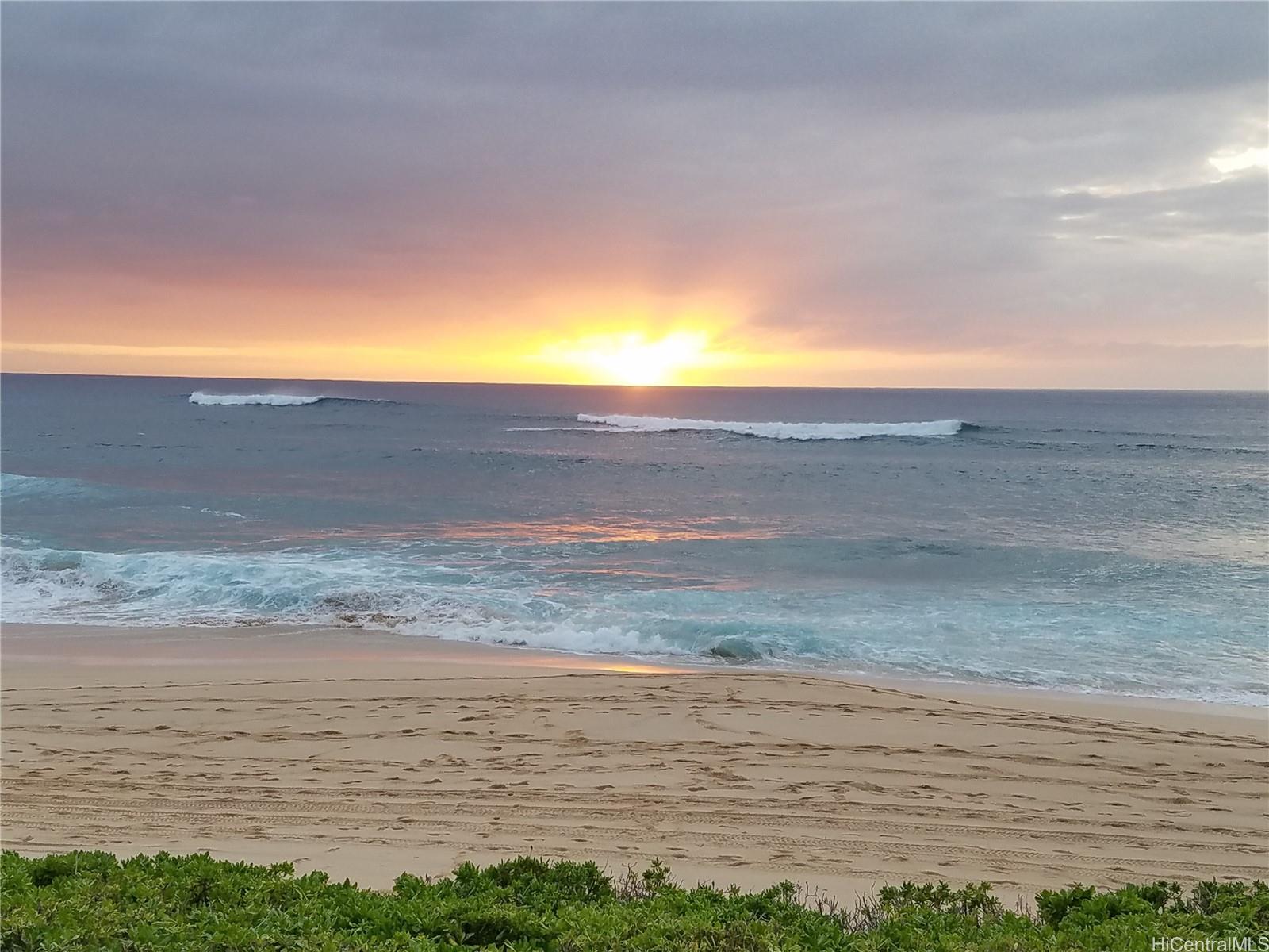 a view of ocean view with beach