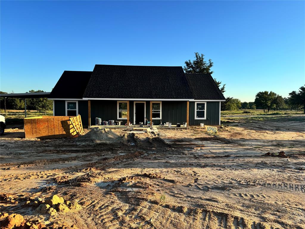 a backyard of a house