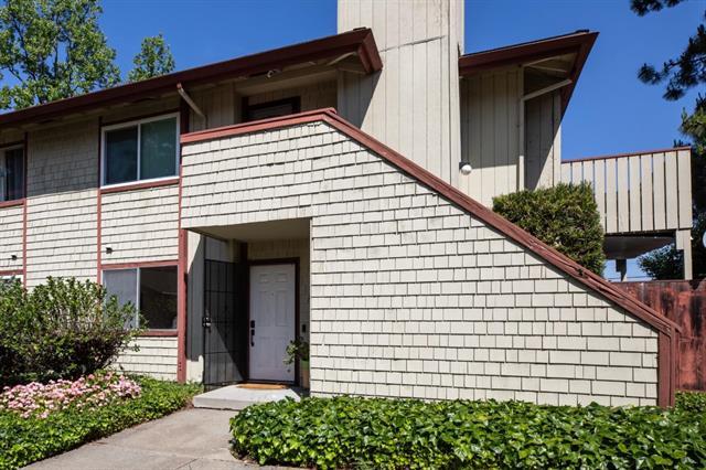 a view of a house with a garage