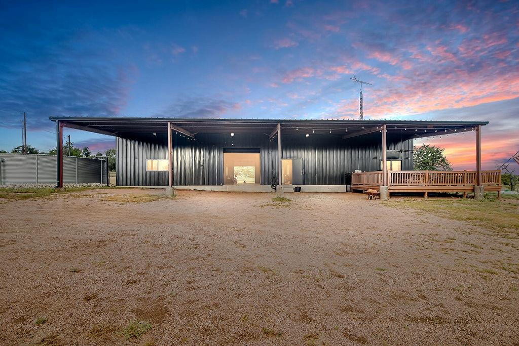 a view of a car garage