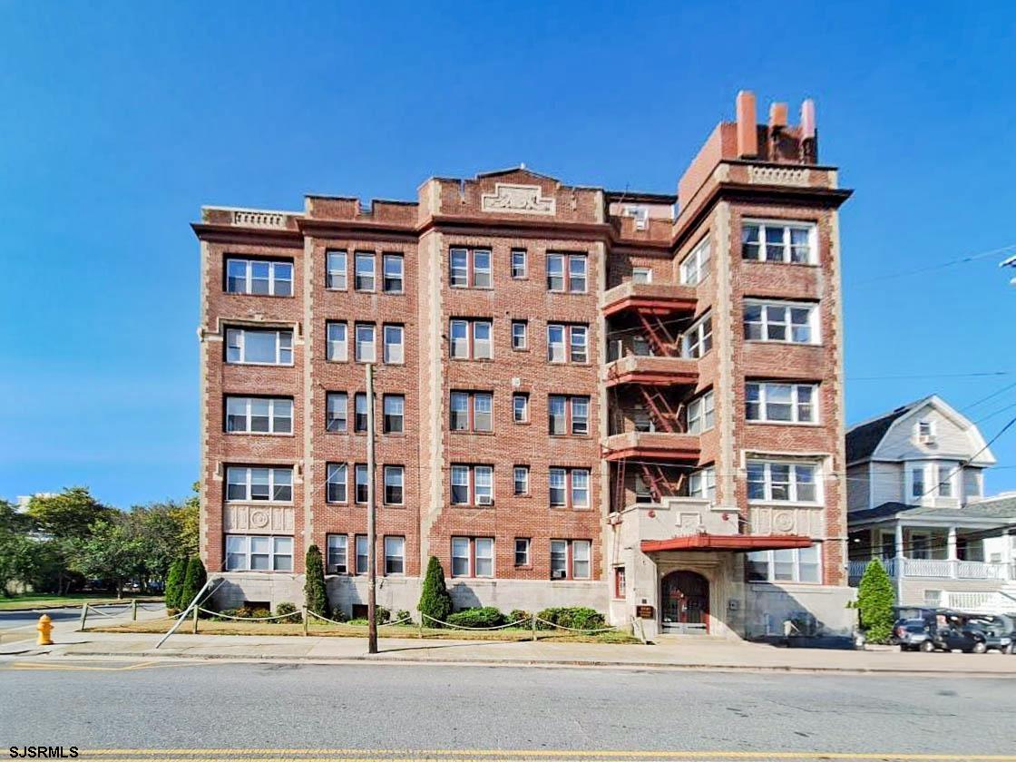 a front view of residential building