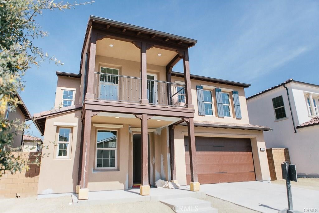 Front view of the house.  Landscaping has been completed. Photos are from before current tenant moved in.