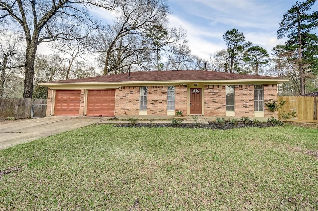 front view of a house with yard