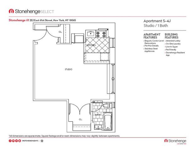 $3,825 | 252 East 61st Street, Unit S04J | Lenox Hill