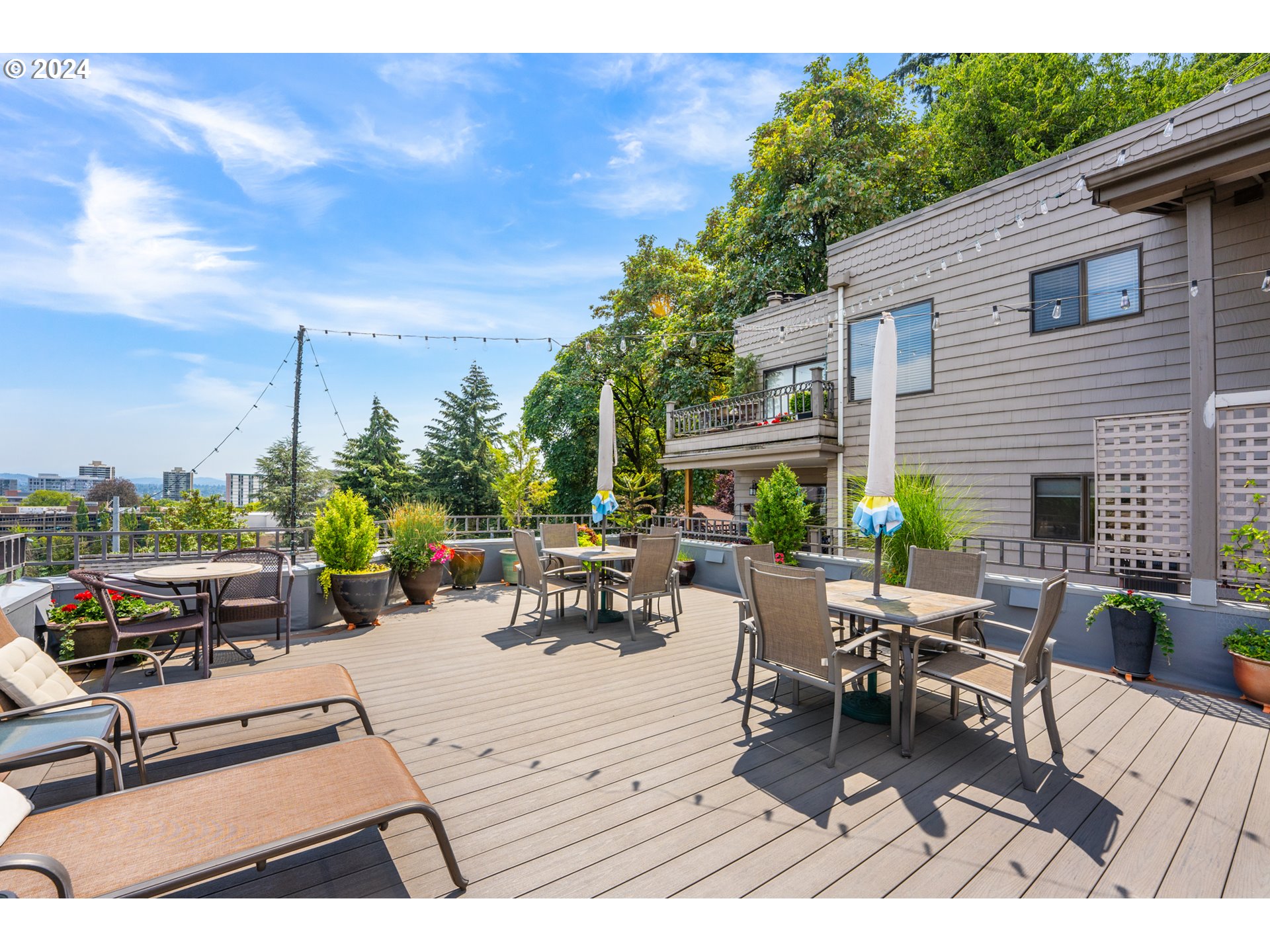 a view of a outdoor space with a patio