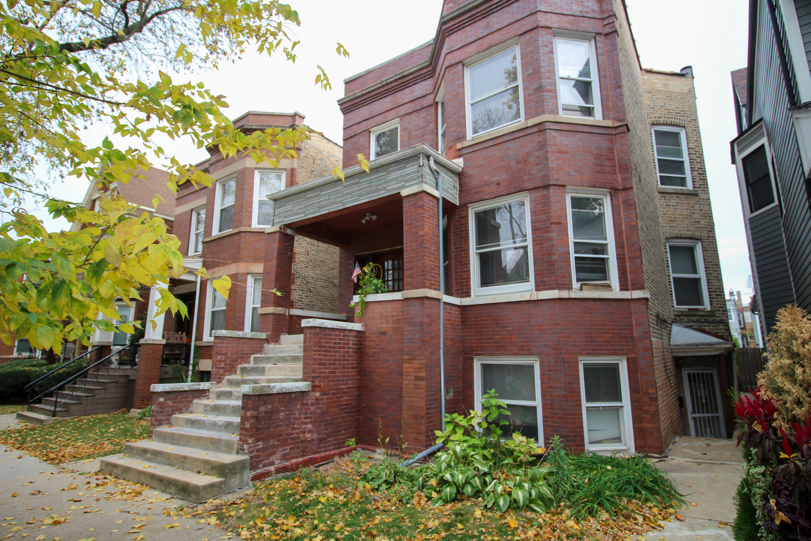 a front view of a multi story residential apartment building