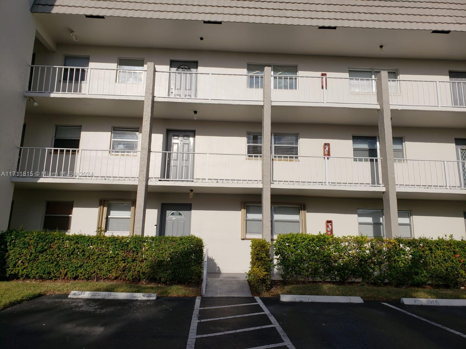 a front view of residential houses