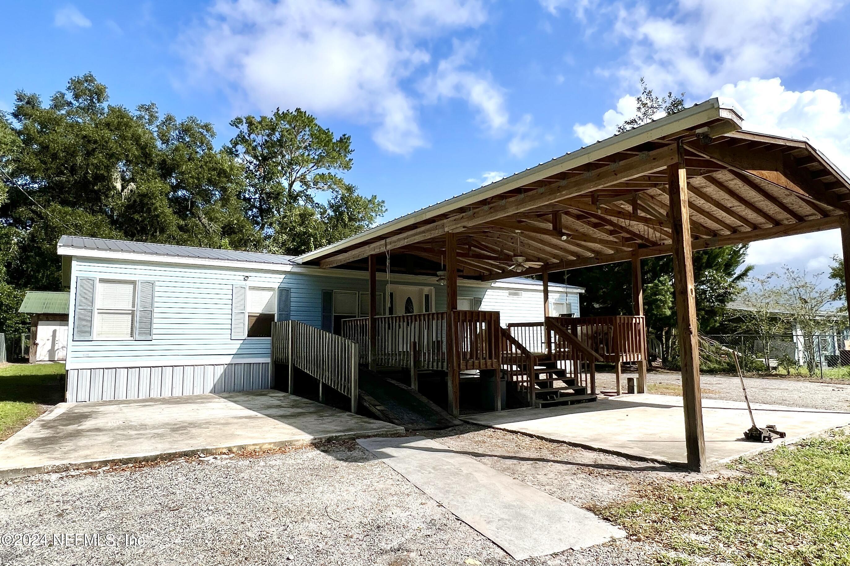 a view of outdoor space and patio