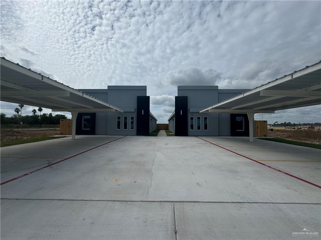 a view of a car garage