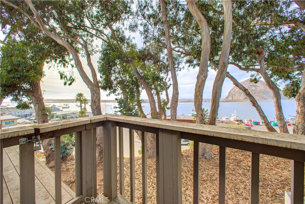 Amazing Morro Rock views from upstairs patio.