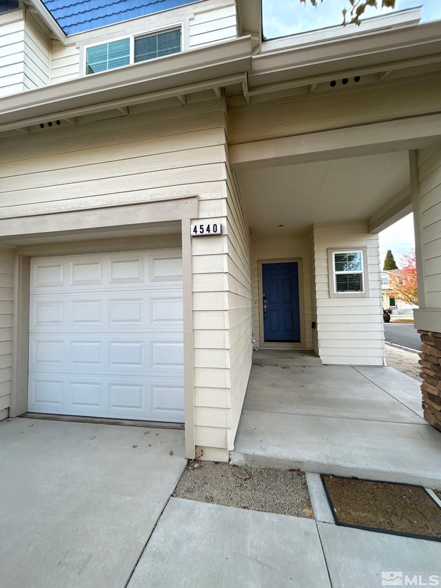 a view of front door