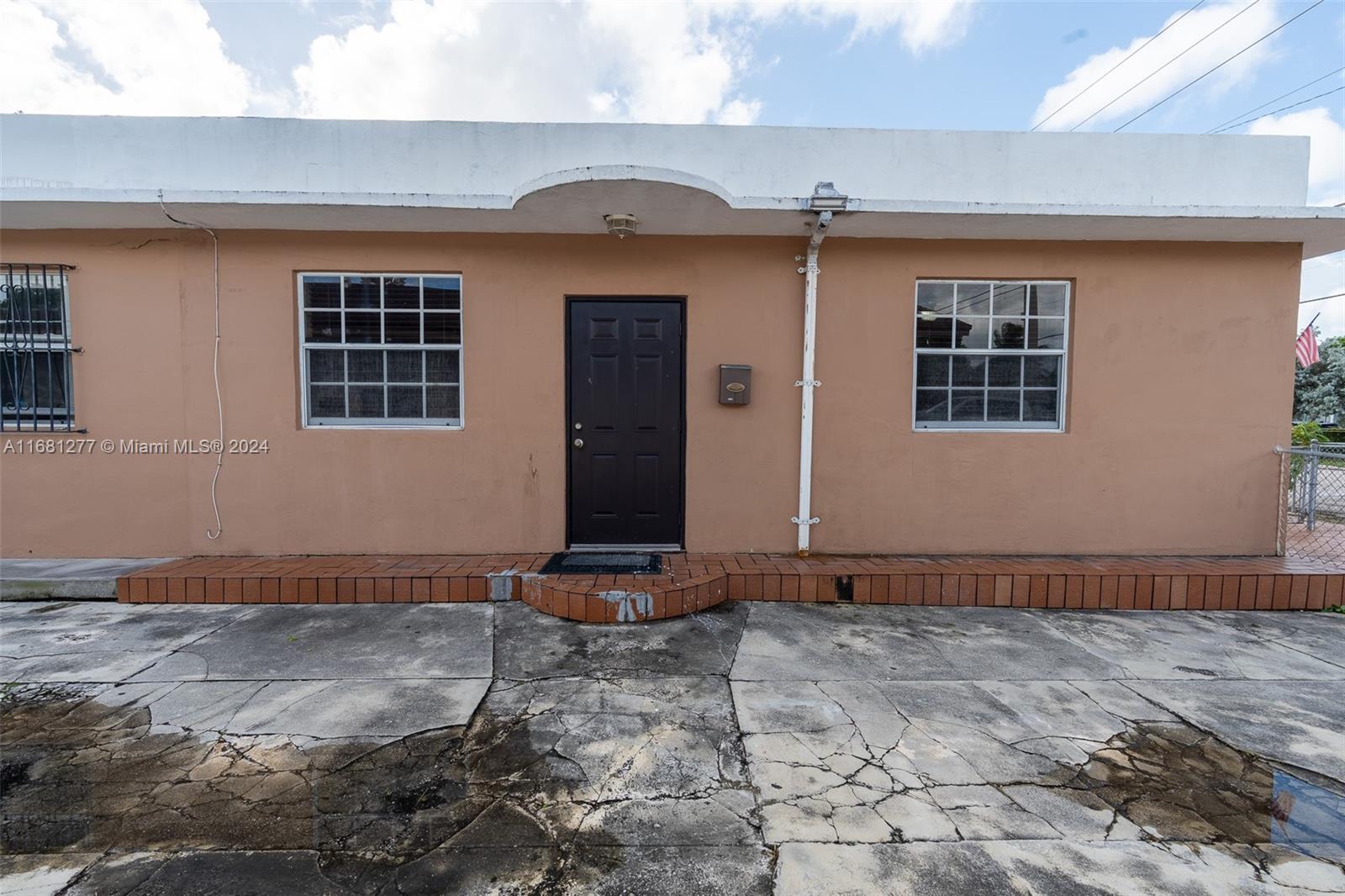 a view of front door