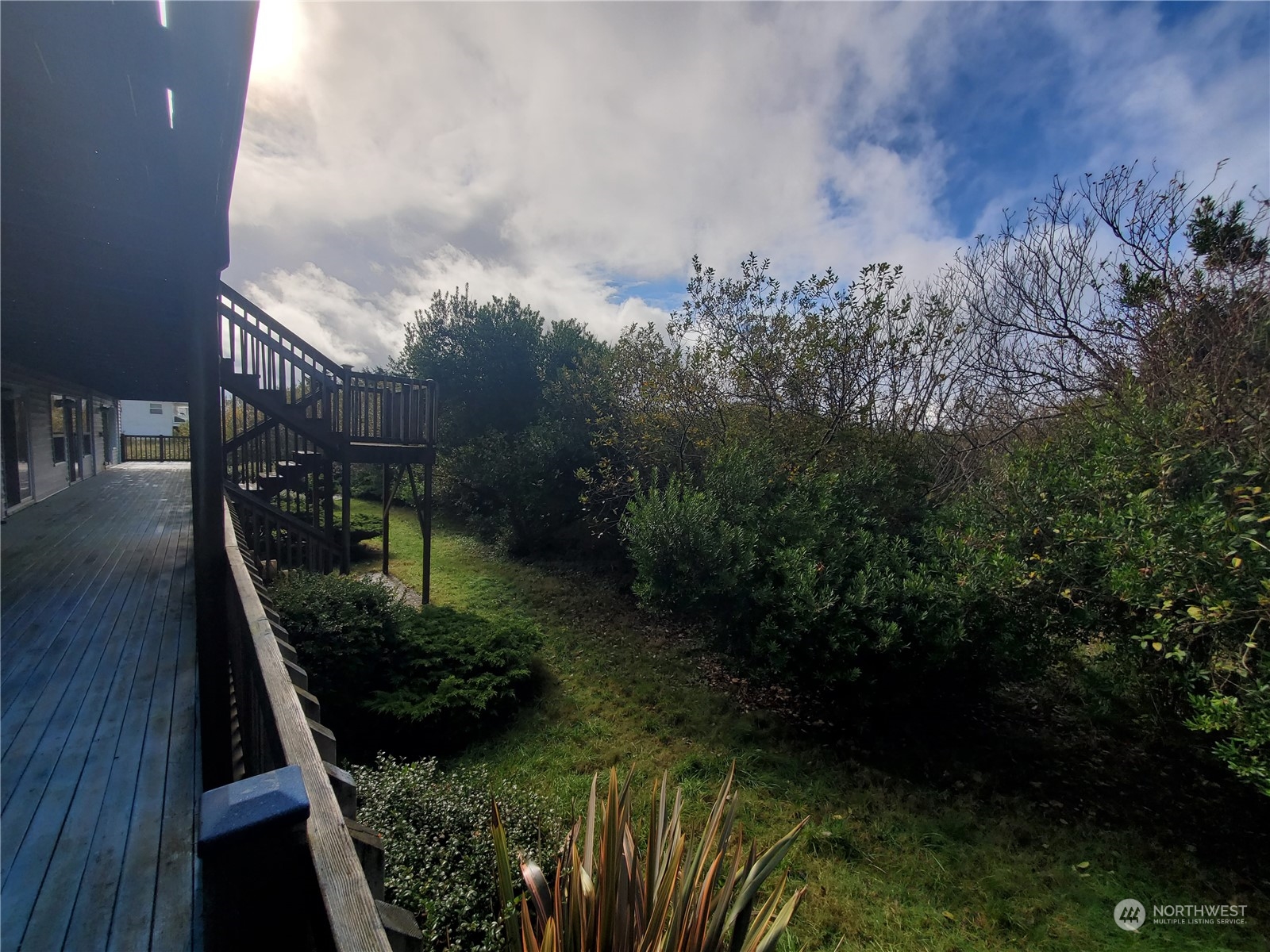 a view of balcony