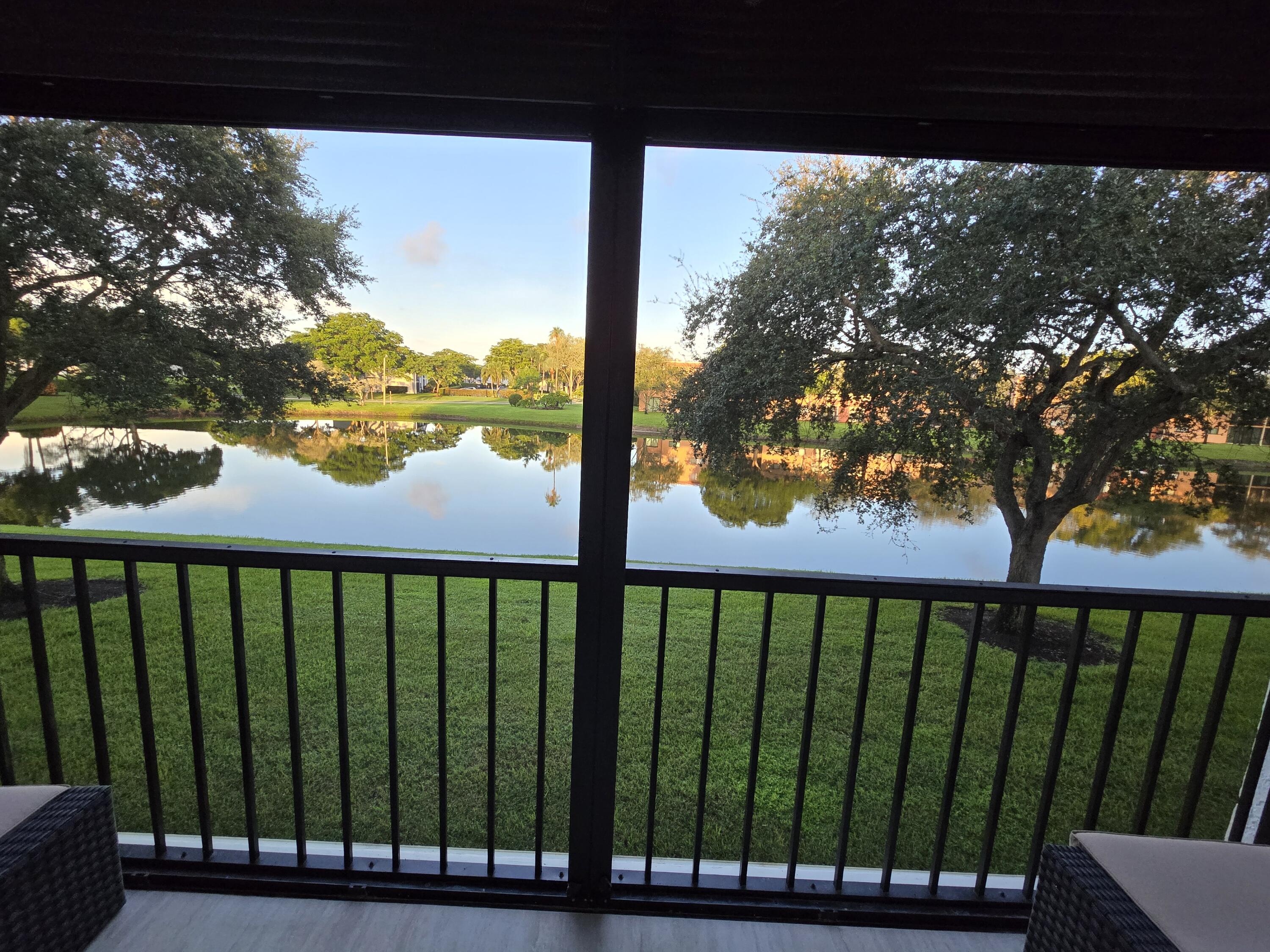 a view of a balcony