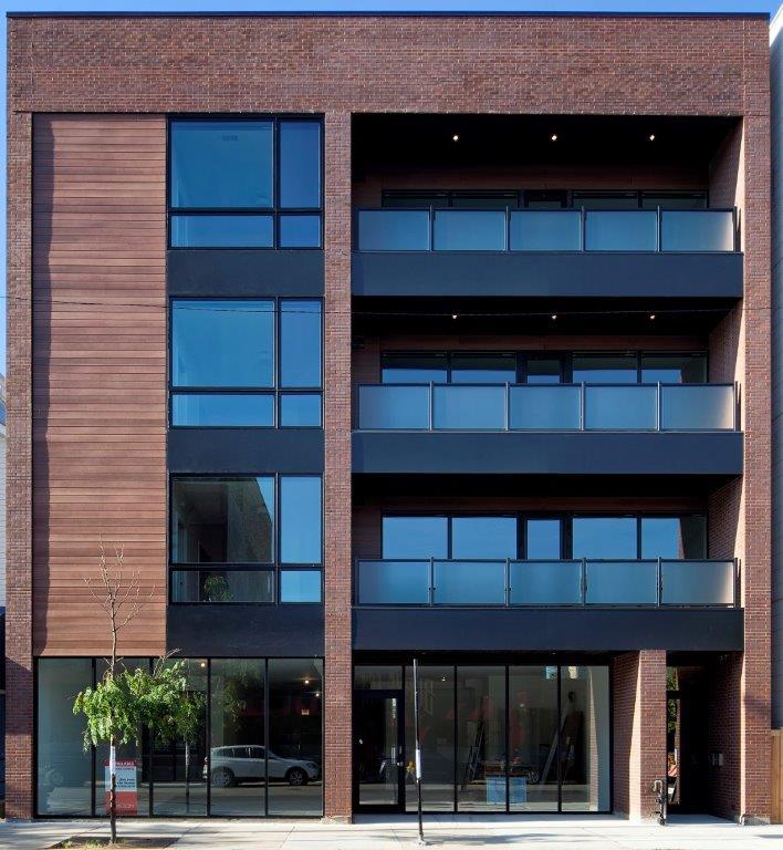 a view of building with a window