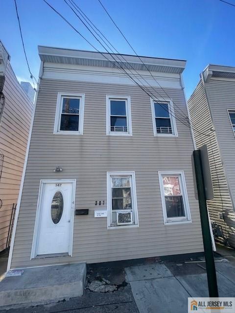 a view of front door of house