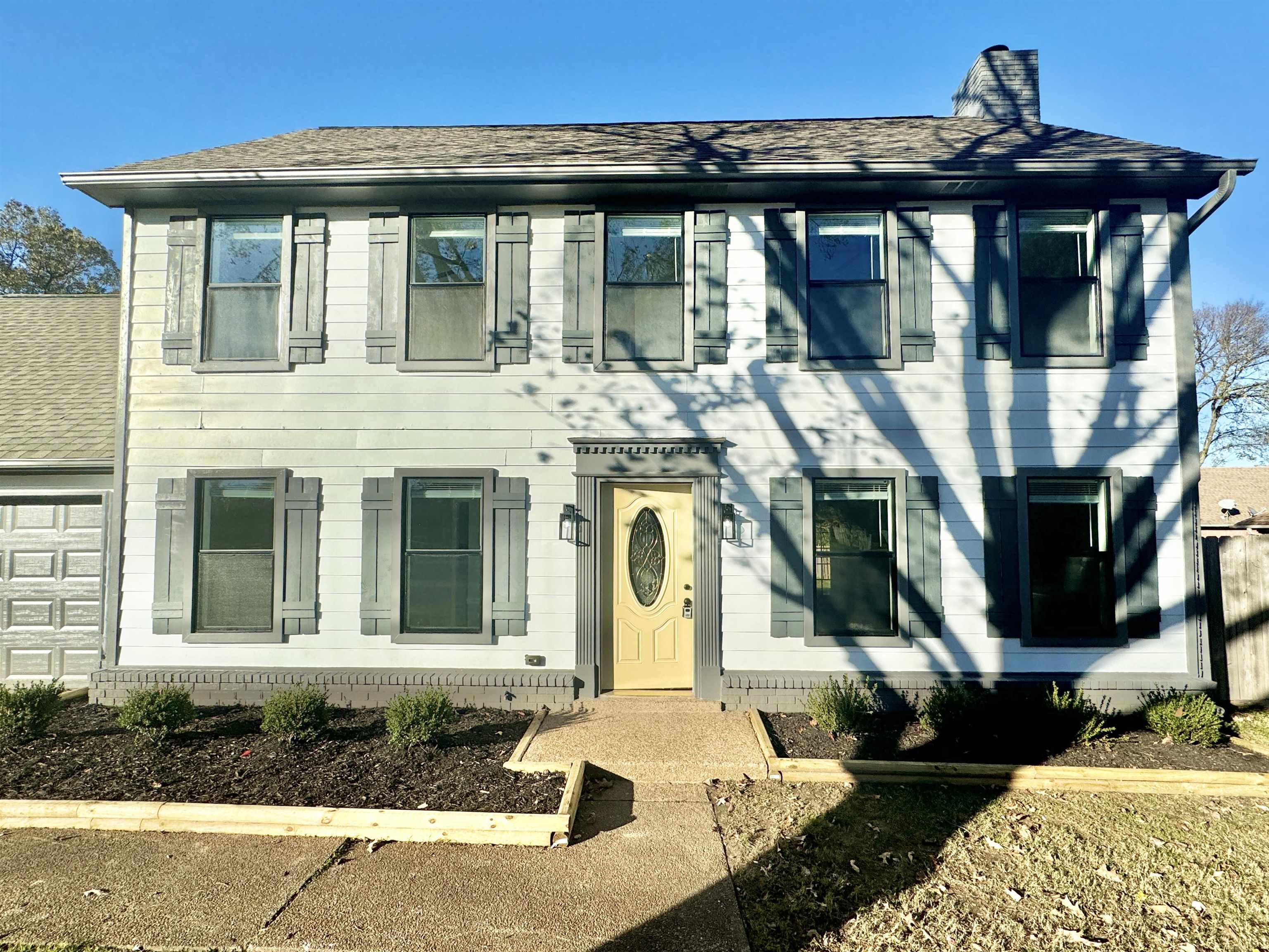 View of colonial-style house