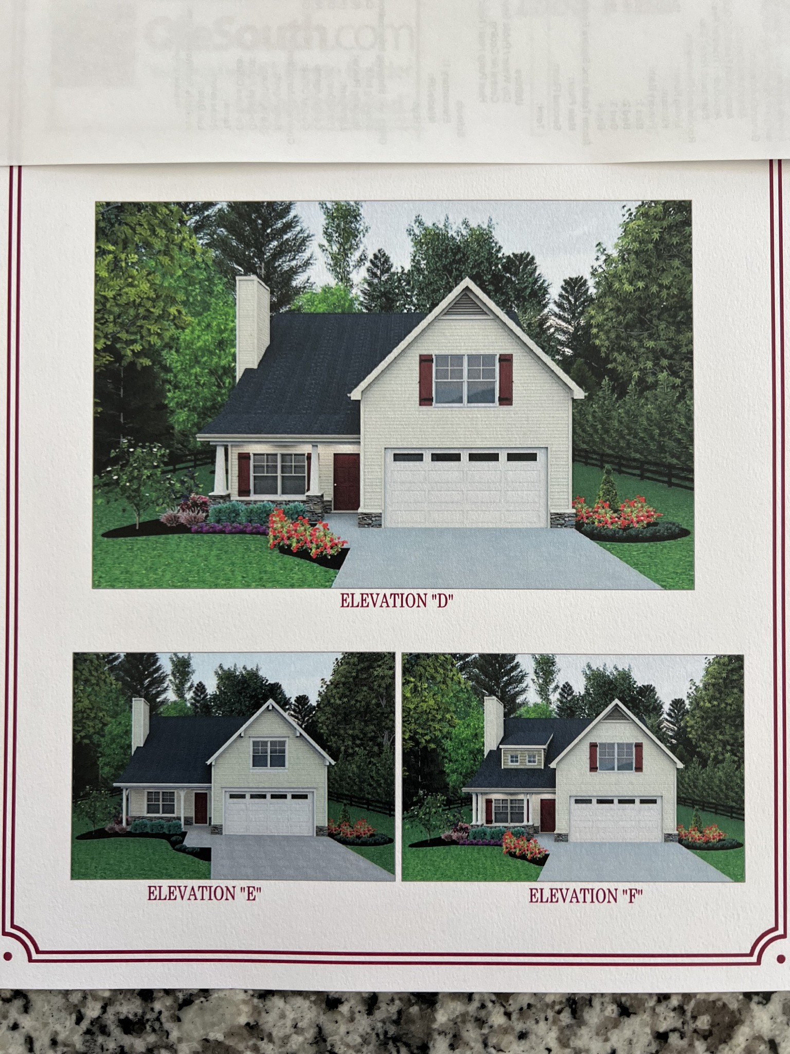 Lot 2 Stillwater is the "J" elevation. Stillwater subdivision will have sidewalks. Natural gas. Underground utilities