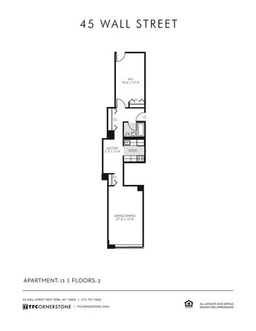 $4,200 | 45 Wall Street, Unit 213 | Financial District