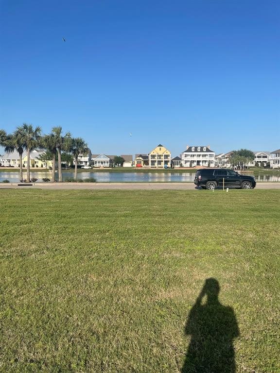 a view of an ocean with city