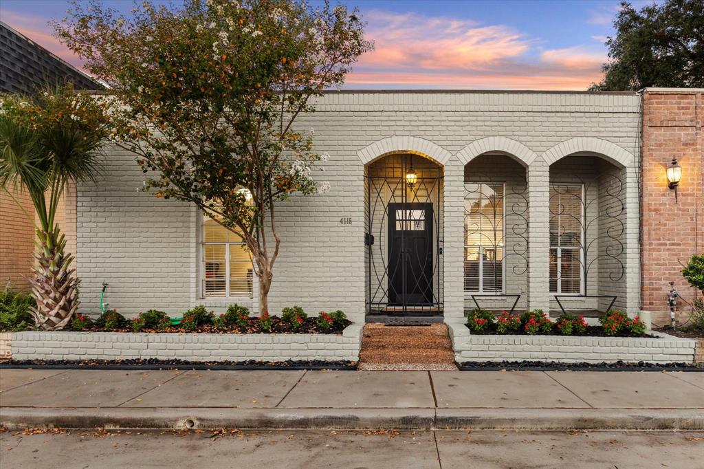 front view of a house with a porch