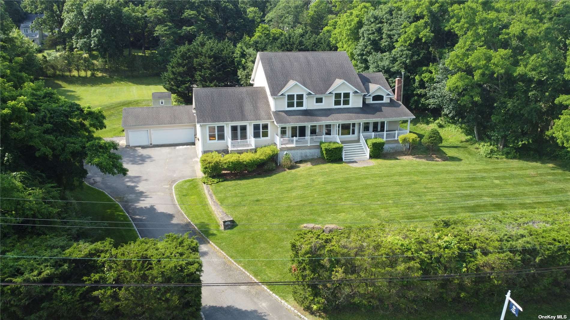 a view of a house with a garden