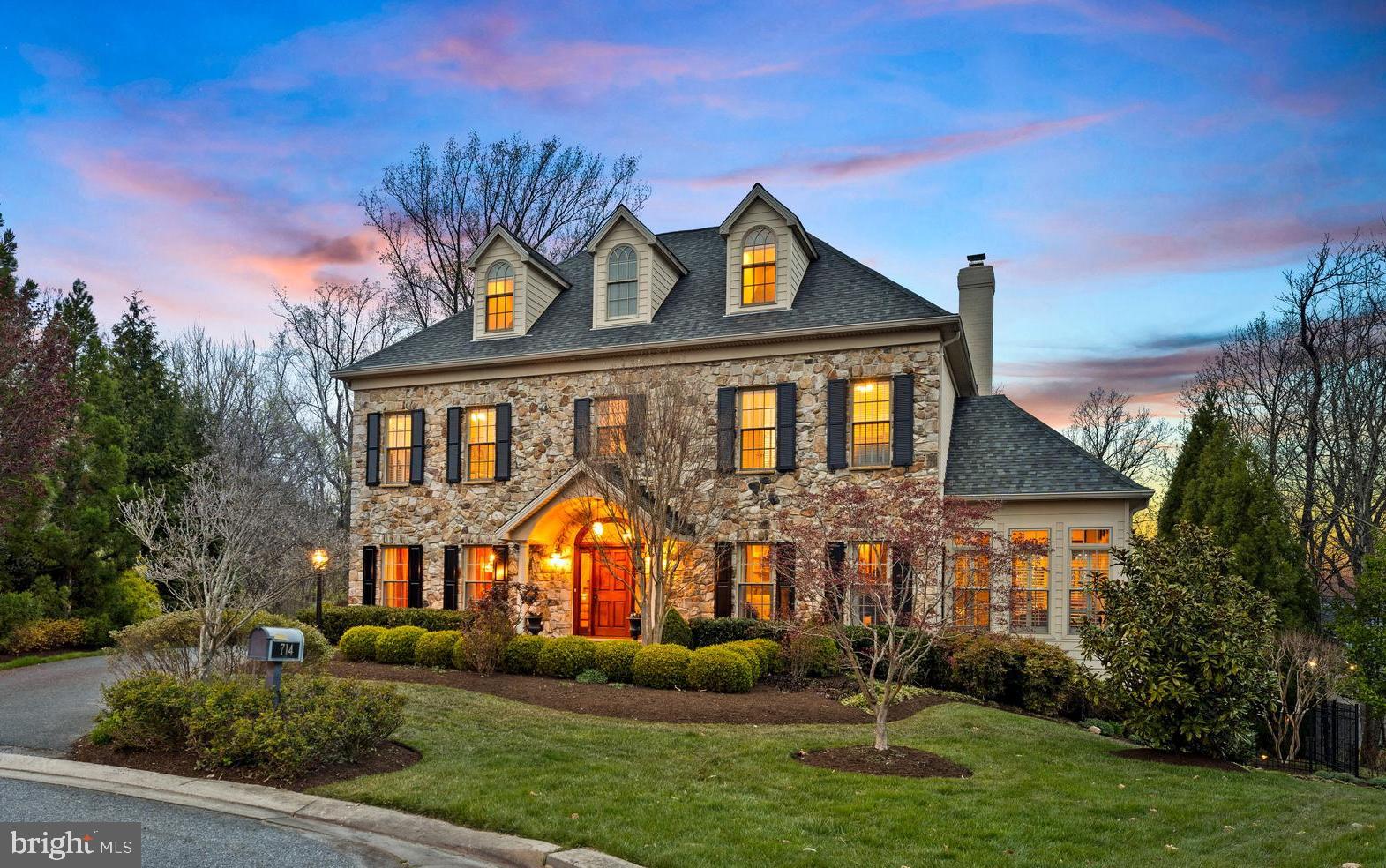 front view of house with a yard