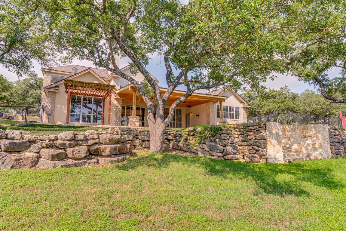 front view of a house with a big yard