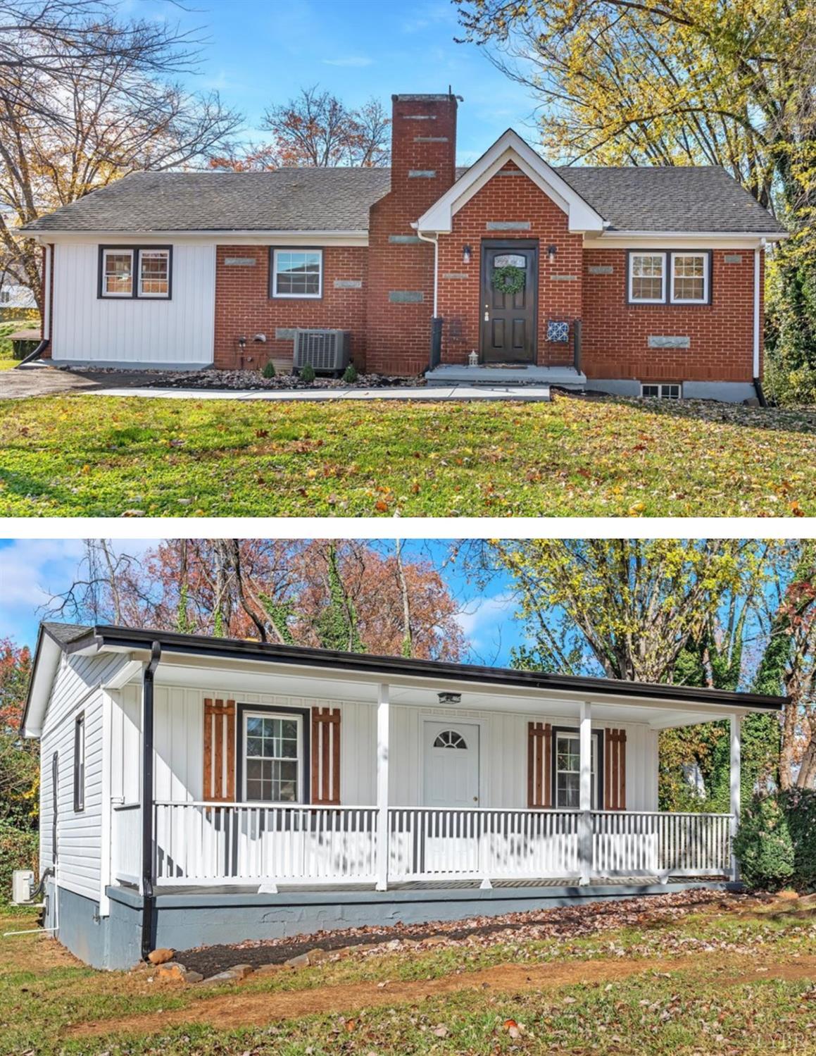 Both homes are included in the sale.