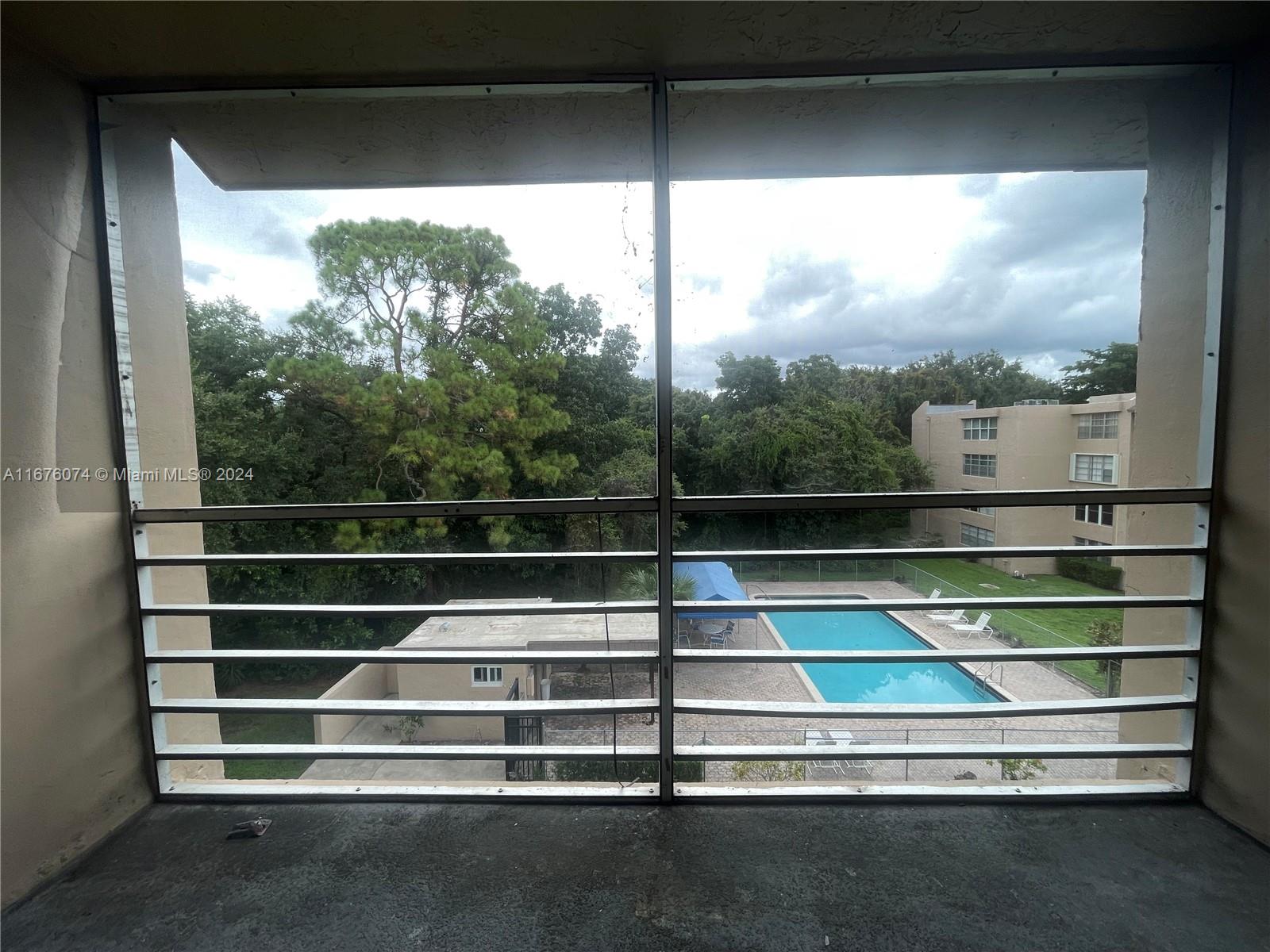 a view of outdoor space and sitting area