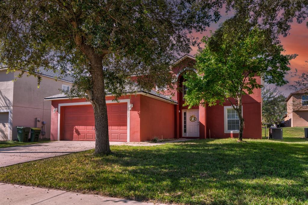 front view of house with a yard