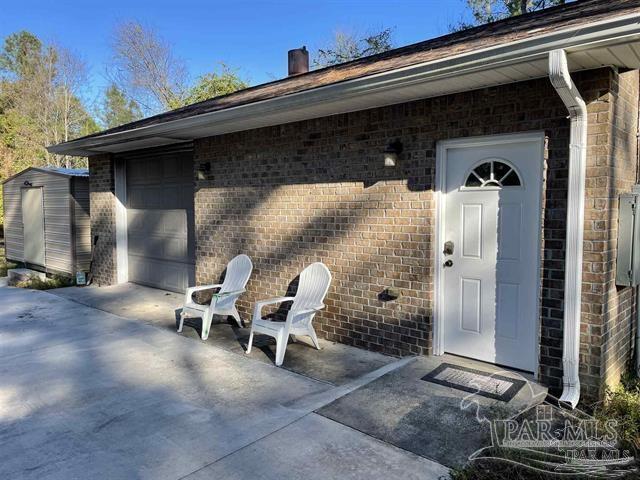 a view of outdoor space with seating area