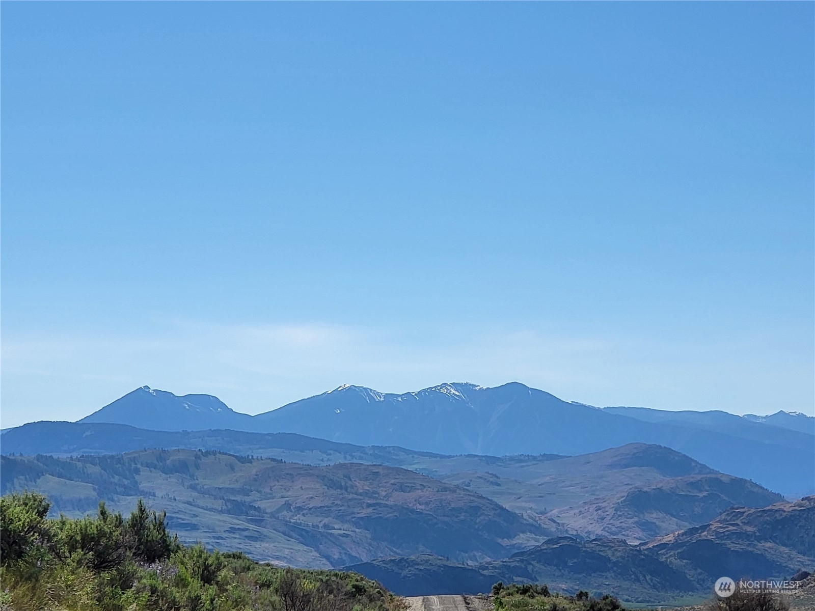 a view of mountains in the distance