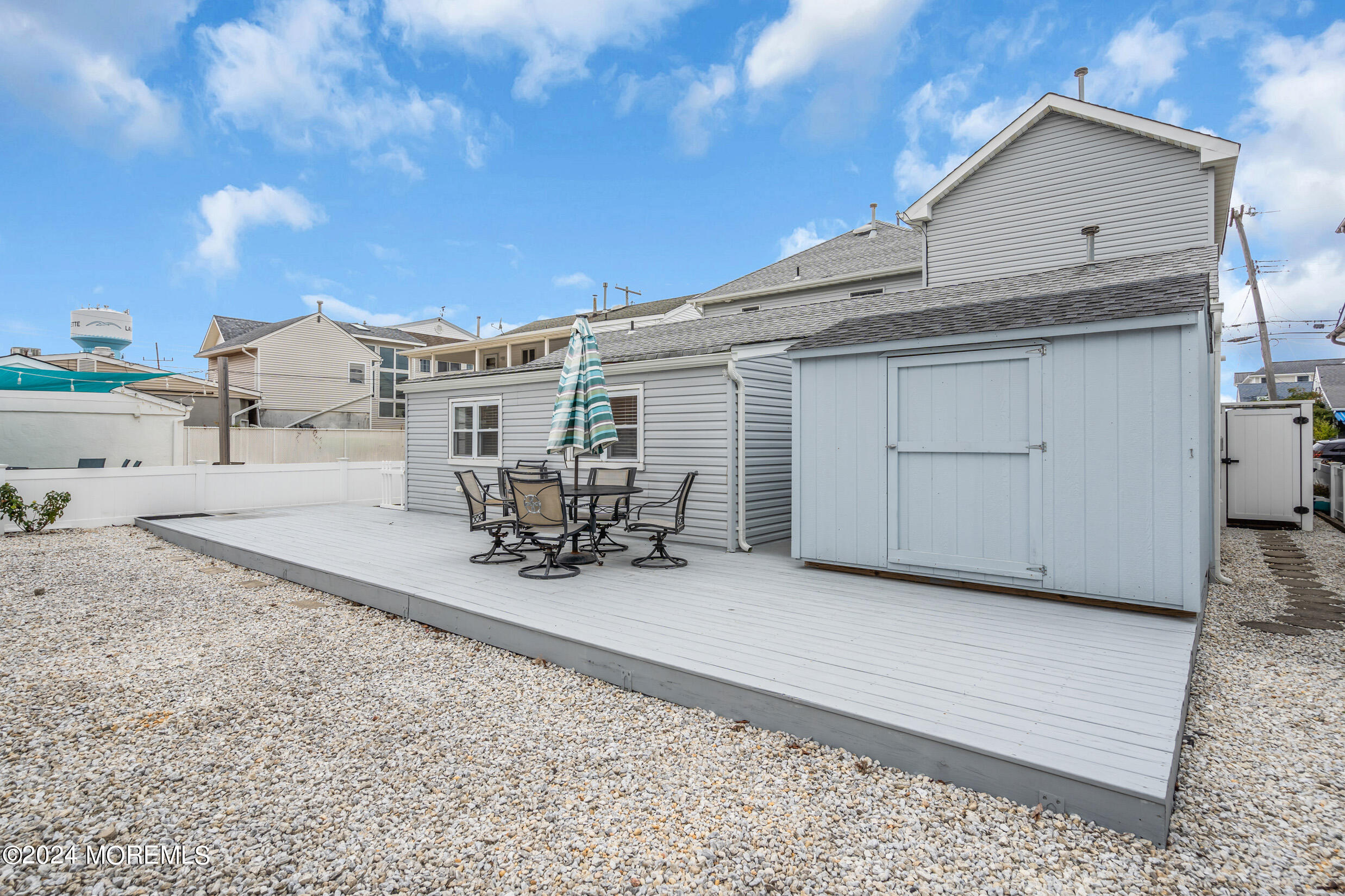 a view of a house with a patio