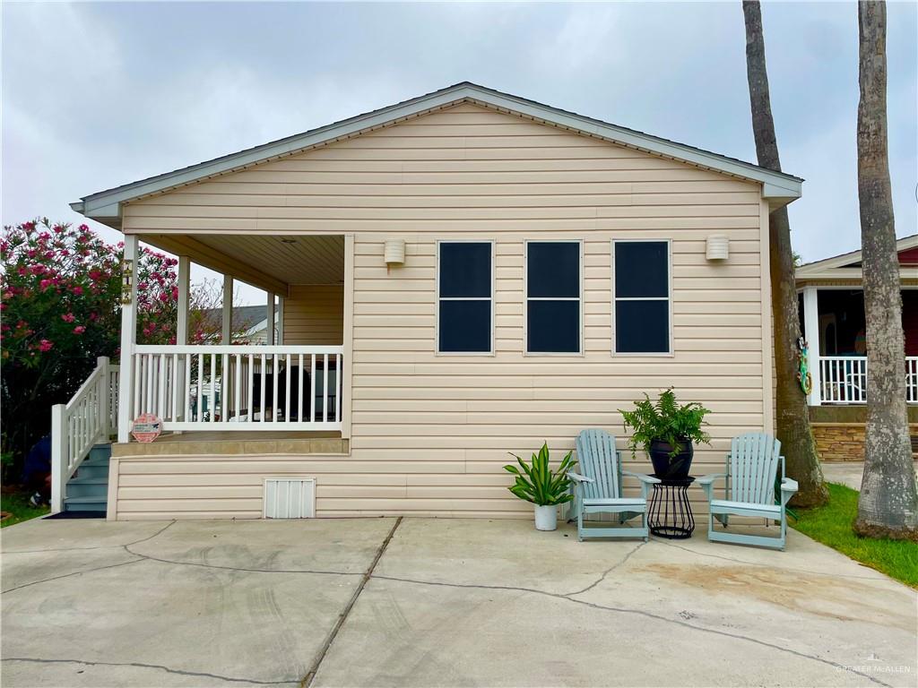 a view of a house with a porch